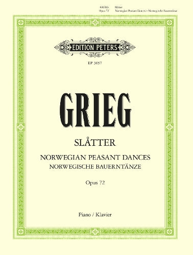 Grieg: Slåtter Op.72 (Piano Solo) (EP3097