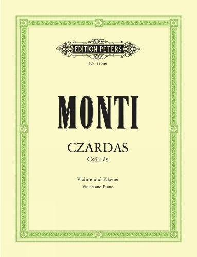 Czardas (Csárdás) for Violin and Piano: für Violine und Klavier (Edition Peters
