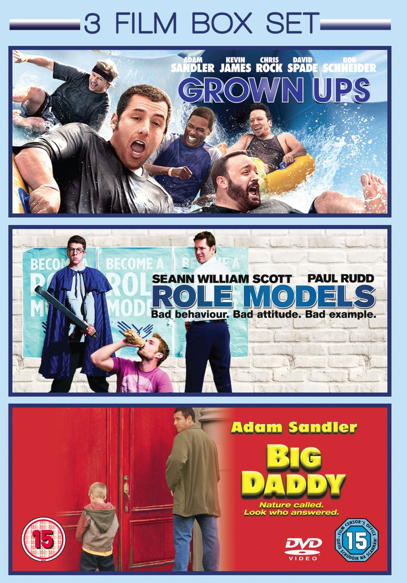 3 Film Box Set: Grown Ups / Big Daddy / Role Models