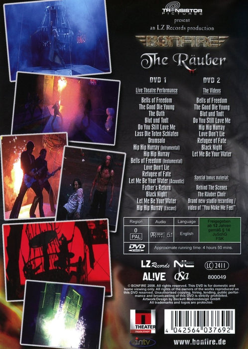 Bonfire: The Rauber - Live