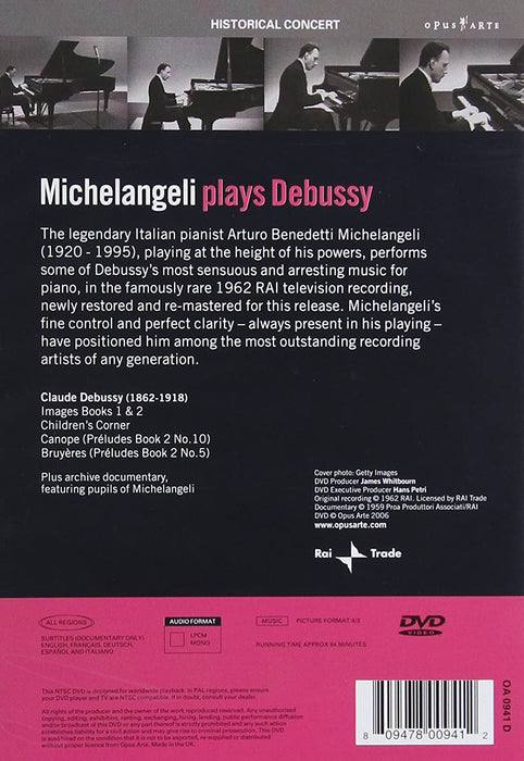 Michelangeli plays Debussy
