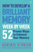 How to Develop a Brilliant Memory Week by Week