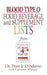 Blood Type O Food, Beverage and Supplement Lists