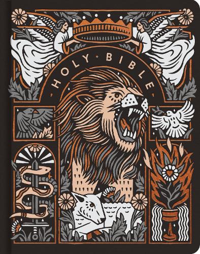 ESV Single Column Journaling Bible, Artist Series, Red Letter (Hardcover, Joshua Noom, The Lion and the Lamb