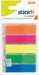 Stick N 21050 Value 12 mm Film Index Tab - Neon Multi-Colour