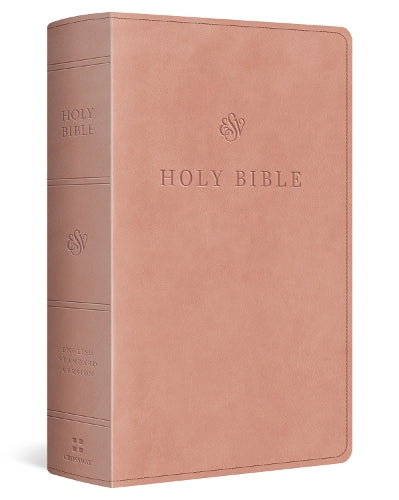 ESV Large Print Personal Size Bible (TruTone, Blush Rose