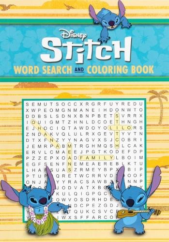 Disney Stitch Word Search and Coloring Book (Coloring Book & Word Search