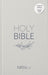 NRSVue Holy Bible, Pale Grey Hardback, Olive Illustration, Navy Ribbon Marker, British Text, NRSVue New Revised Standard Version Updated Edition, Hardback, Personal size