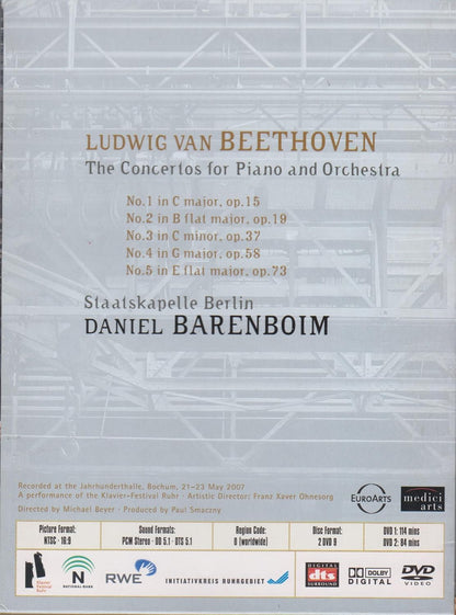 Beethoven Piano Concertos 1-5: Staatskapelle Berlin (Barenboim)