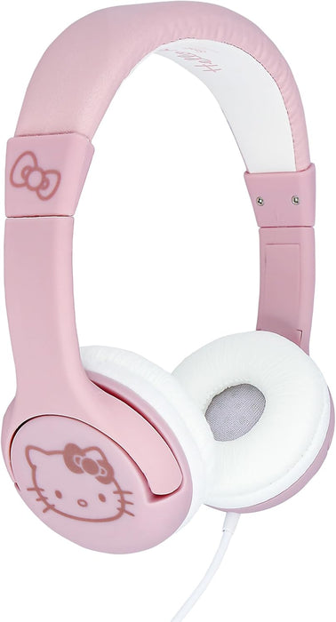OTL Technoloiges HK1184 Hello Kitty Children's Wired Headphones in Pink with Rose Gold