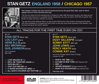England 1958 / Chicago 1957