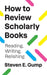How to Review Scholarly Books