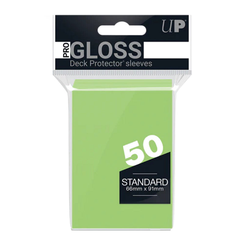 Ultra Pro Sleeves 50 d12 Card Game (Lime Green