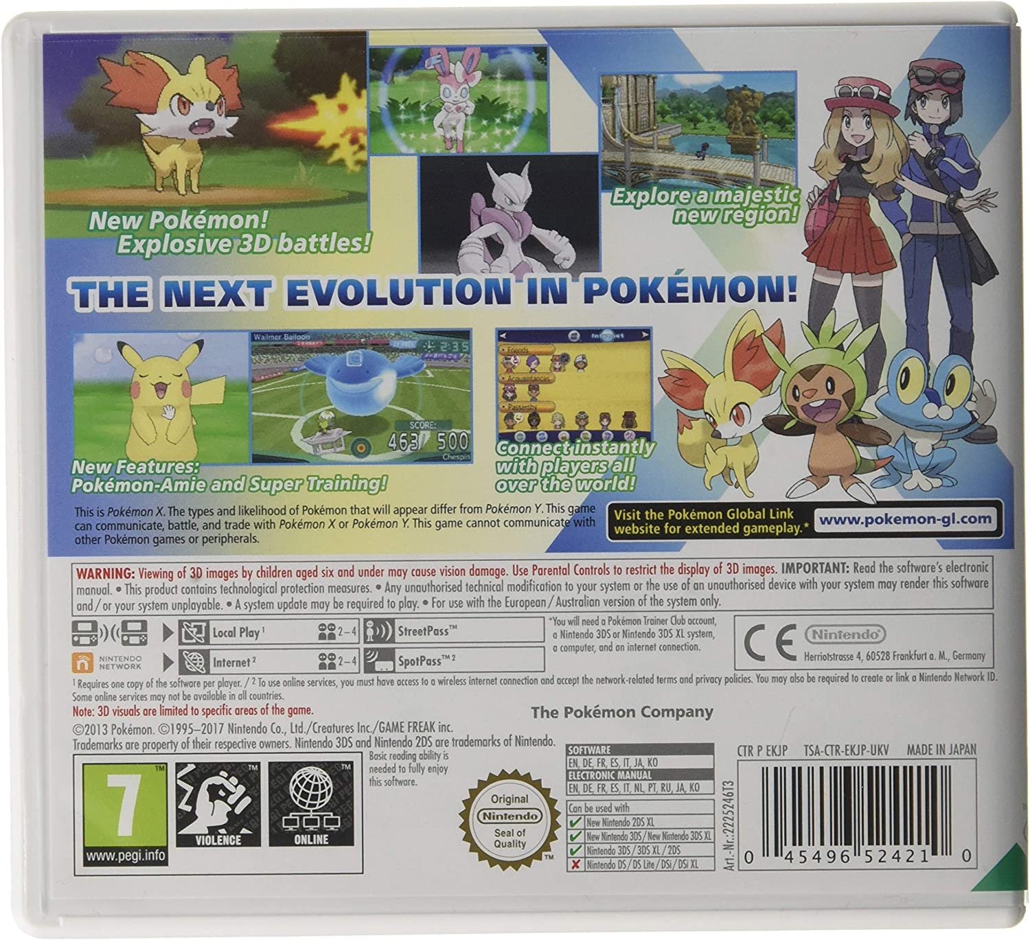 Pokémon X (Nintendo 3DS