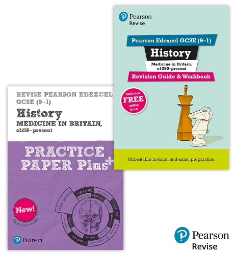New Pearson Revise Edexcel GCSE (9-1) History Medicine in Britain Complete Revision & Practice Bundle - 2023 and 2024 exams
