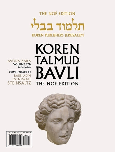 Koren Talmud Bavli V27d: Avoda Zara, Daf 62a Through Daf 76b, Noé Color Pb, H/E