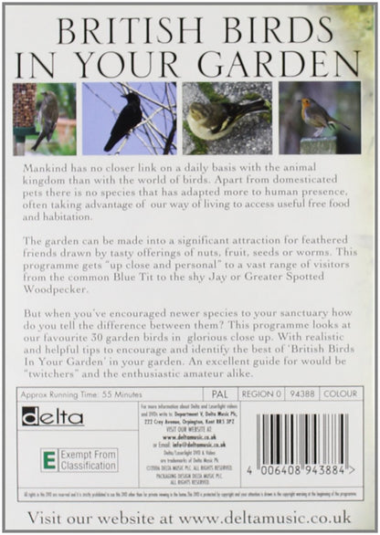 BRITISH BIRDS IN YOUR GARDEN