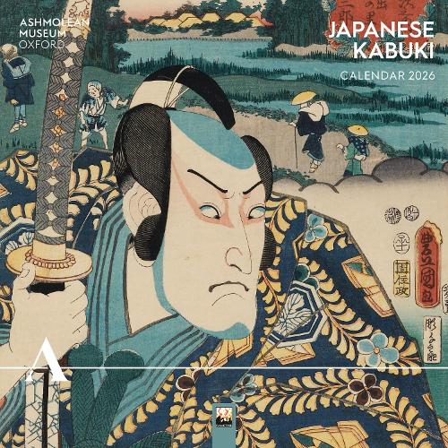 Ashmolean Museum: Japanese Kabuki Wall Calendar 2026 (Art Calendar
