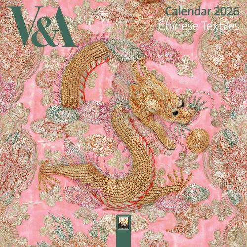 V&A: Chinese Textiles Mini Wall Calendar 2026 (Art Calendar