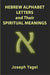 Hebrew Alphabet Letters And Their Spiritual Meanings