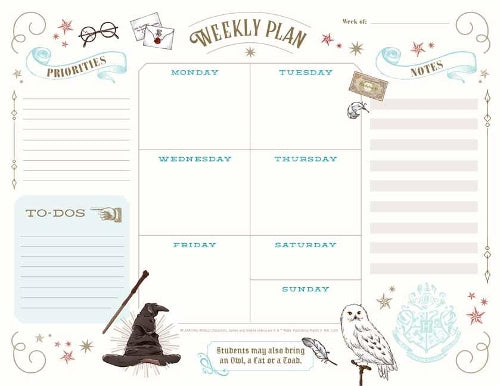 Harry Potter: Weekly Planner Notepad