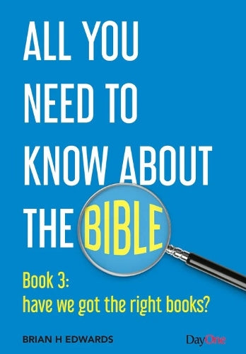 Book 3: have we got the right books?