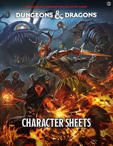 2024 Character Sheets (Dungeons & Dragons Player Accessories