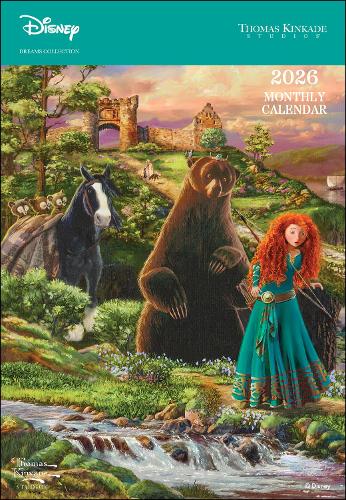 Disney Dreams Collection by Thomas Kinkade 2026 Monthly Pocket Planner Calendar