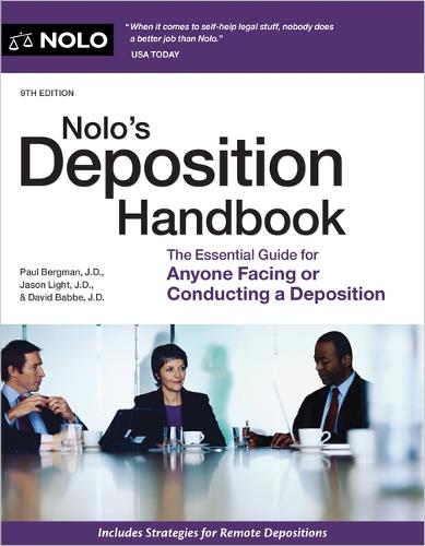 Nolo's Deposition Handbook