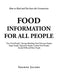 Food Information for All People