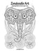 Zendoodle Art Coloring Book for Grown-Ups 1 & 2