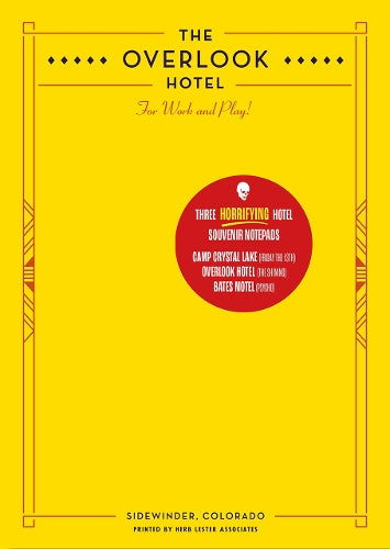 Fictional Hotel Notepads: Horror Set