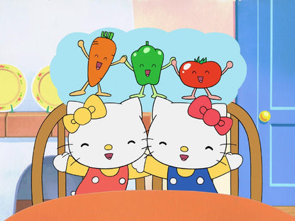 Growing Up With Hello Kitty: Eating Our Vegetables And Five...