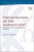 The Invention of the Inspired Text