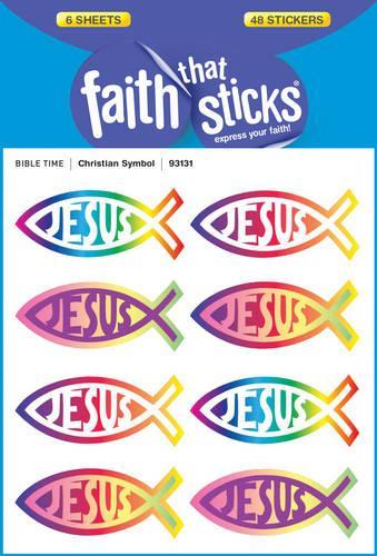 Christian Symbol - Faith That Sticks Stickers