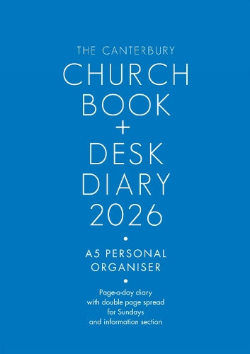 The Canterbury Church Book and Desk Diary 2026 A5 Personal Organiser Edition