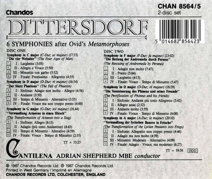 6 Symphonies (Shepherd, Cantilena)