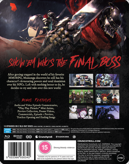 Overlord - Season 1 - Limited Edition Steelbook