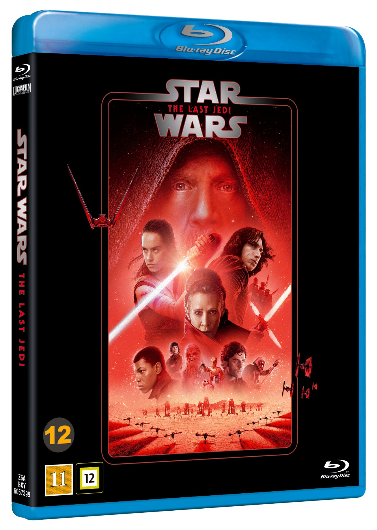 Star Wars:  Episode 8 - The Last Jedi - Blu Ray [EU Import]