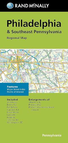 Rand McNally Folded Map: Philadelphia & Southeast Pennsylvania Regional Map