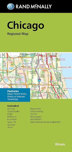 Rand McNally Folded Map: Chicago Regional Map