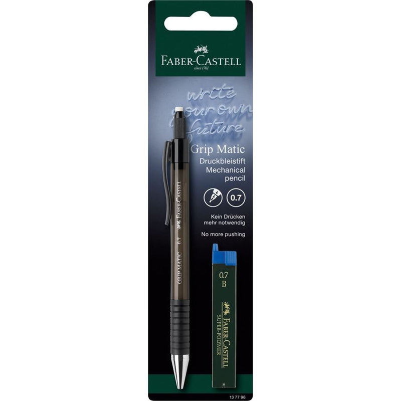 Faber Castell Mechanical Pencil Grip Matic 1377 plus12 leads 0.7mm BC