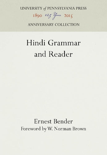 Hindi Grammar and Reader