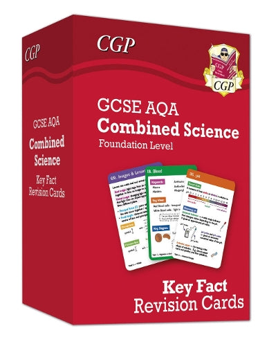 New GCSE Combined Science AQA Foundation Key Fact Revision Cards - Summary cards for quick revision