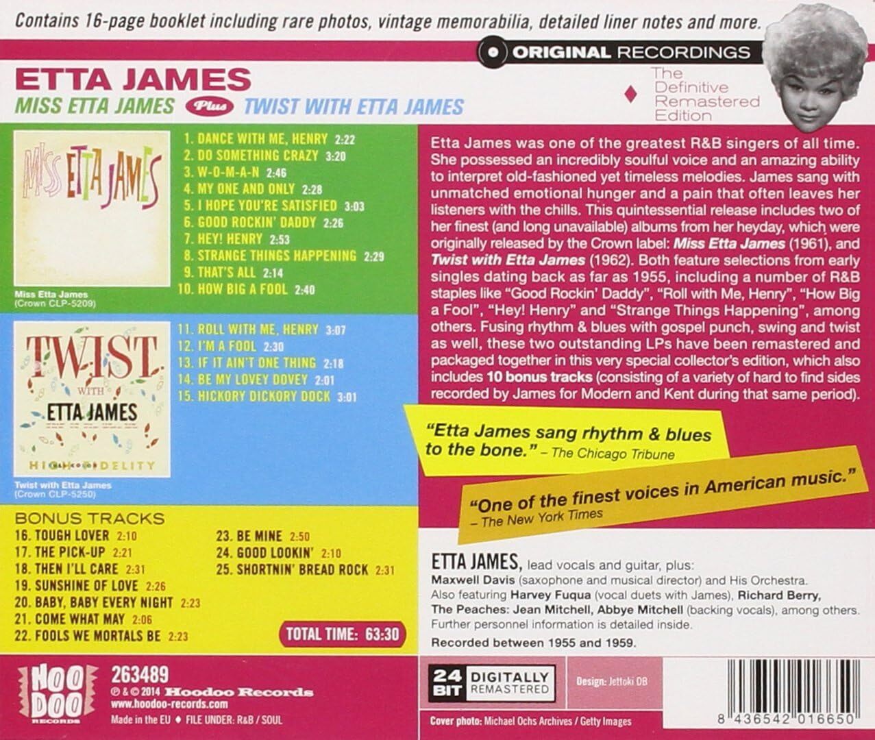 Miss Etta James/Twist with Etta James