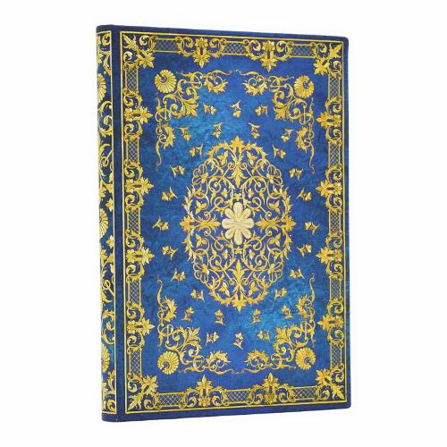 Silk Sky (Guiding Star) Mini Lined Hardcover Journal (Elastic Band Closure)