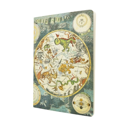 Celestial Planisphere A4 Dot Grid (Early Cartography) Cahier
