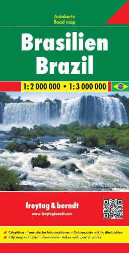 Brazil Road Map 1:2 000 000 - 1:3 000 000
