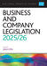 Business and Company Legislation 2025/26