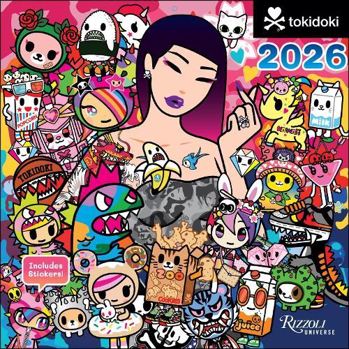 tokidoki 2026 Wall Calendar (Includes Stickers